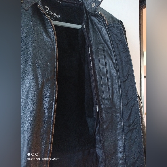 Leather biker style vintage jacket - Picture 7 of 7